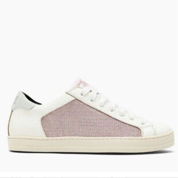 P448 Italy Fashion Sneakers Shoes Low Size 37 New - Picture 3 of 15